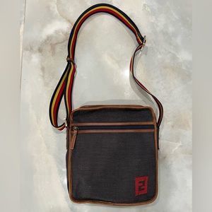 Fendi Denim Shoulder/Crossbody Bag